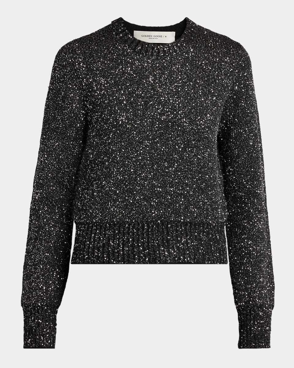 Journey Sequined Crop Sweat